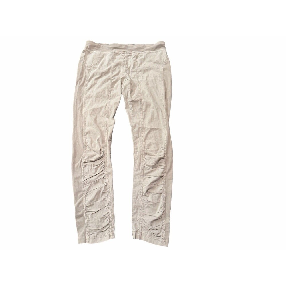 XCVI Wearables Beige Hiking Pants Women's Cotton Spandex Pull On Stretch outdoor